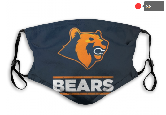 NFL Chicago Bears #10 Dust mask with filter